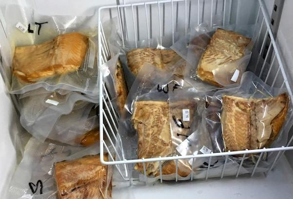 Риб шматочками у холодильнику