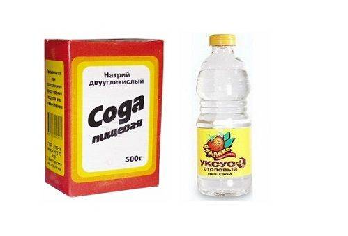 сода та оцет