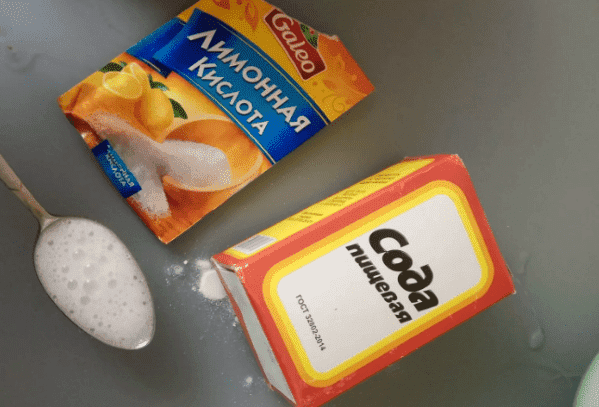 Харчова сода та лимонна кислота