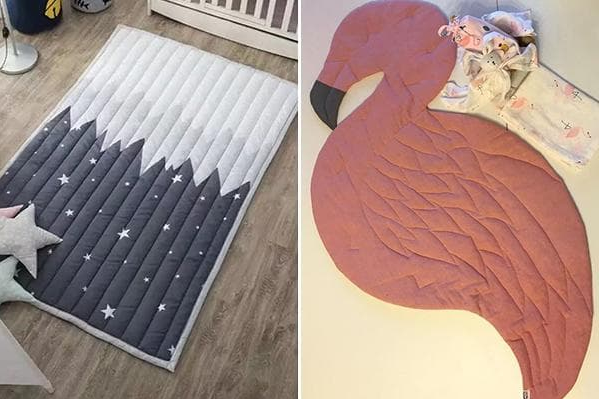 Стьобані килимки зі старих курток