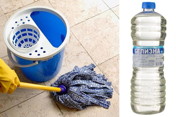 Миття кахельної підлоги з хлоркою