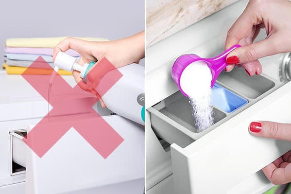 Заборона використання рідкого засобу для прання