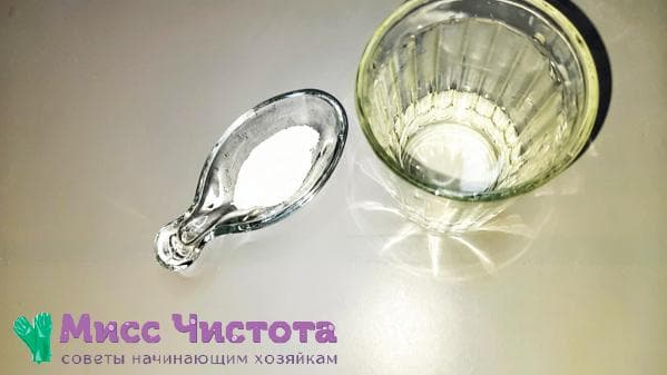 порошок аспірину та склянку води